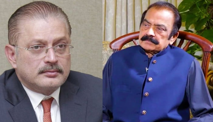 کینالز-کا-معاملہ:-رانا-ثناء-اللّٰہ-کا-شرجیل-میمن-سے-ٹیلی-فونک-رابطہ