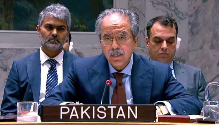 پاکستان-اسرائیلی-جارحیت-کی-شدید-الفاظ-میں-مذمت-کرتا-ہے،-پاکستانی-مستقل-مندوب