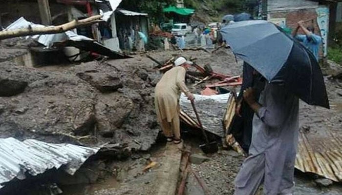 خیبرپختونخوا-:-مون-سون-بارشوں-سے-11-افراد-جاں-بحق،-درجنوں-گھر-متاثر