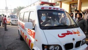کراچی:چائنہ-پورٹ-پر-بیوی-کیساتھ-قتل-ہوئے-نوجوان-ساجد-کی-میت-سردخانے-سے-ورثاء-کے-حوالے